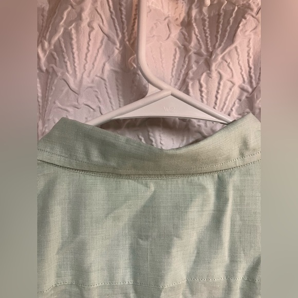 J.Crew XL Green Button Down - Picture 4 of 6